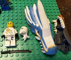 LEGO Ninjago Zane DX And Dragon Head From Ice Dragon Attack 2260 Retired