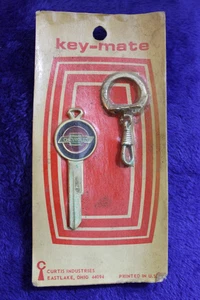 NOS Chevy Key-Mate Key Blank Key Chain Key Ring Accessory Bowtie - Picture 1 of 10