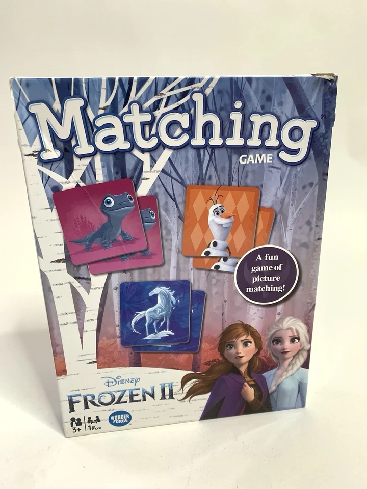 Disney Frozen 2 Matching Game Wonder Forge 72 Cards