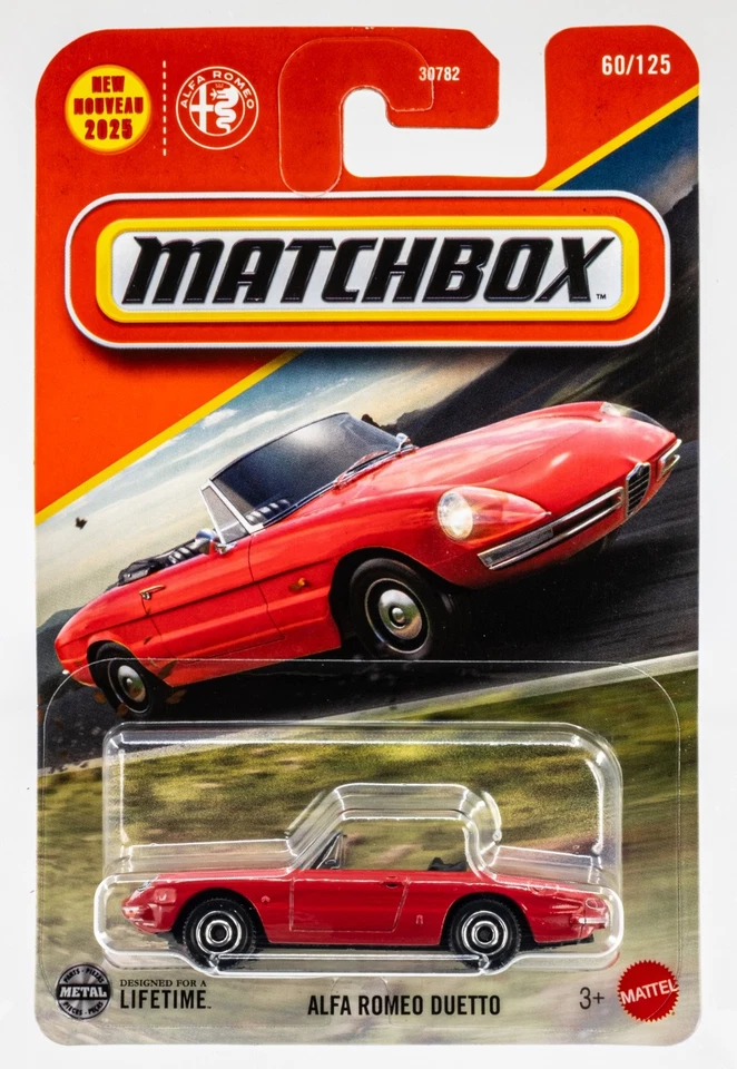 2025 Matchbox #60 Alfa Romeo Duetto ROSSO ALFA (RED) | FSC - Image 1 of 1