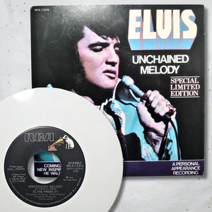 Elvis Presley-Unchained Melody (RCA-11212) Single 1978 CAN Ltd Ed White Vinyl - Picture 1 of 17