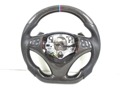 BMW 335 2012 cupé deportivo personalizado fibra de carbono volante inferior plano OEM LKQ Foto 1 de 4