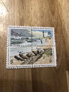 Scott #1448-51 Cape Hatteras Nat'l Seashore 2c block 1972 MNH - Picture 1 of 2