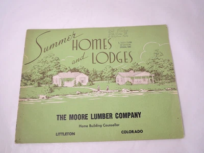 Casas de verano de colección ilustradas 32 pp. del Servicio Nacional de Planes aprox. Años 50 Foto 1 de 4