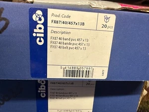 20 Tube Sanding Belts. 457mm x 13mm. FX87/40/457x13B - Picture 1 of 2