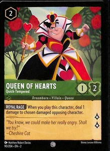 Queen of Hearts - Quick-Tempered | 90/204 | C | Lorcana Rise of the Floodborn - Picture 1 of 2
