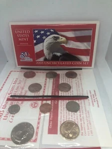 2003 DENVER UNITED STATES MINT UNCIRCULATED COIN SET - Picture 1 of 5