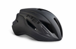 MET Strale Road Cycling Helmet - Black / Matt Glossy