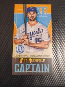 2021 Topps Gypsy Queen Captain #CM-WM Whit Merrifield Mini Card - Picture 1 of 1