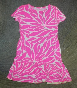 Vineyard Vines Girls Pink / White Short Sleeve Dress - Size M - EUC - Picture 1 of 4