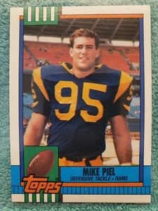 1990 TOPPS MIKE PIEL #81 LOS ANGELES RAMS - Picture 1 of 4