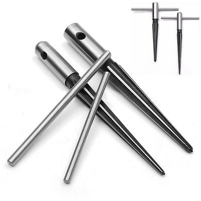 2 Piece Tapered Reamer Set 1/8  To 1/2  & 5/32  To 7/8  T - Handle Design • 15.95$