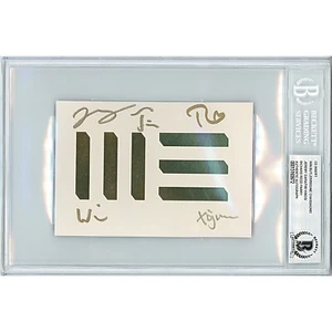Arcade Fire Signed CD WE Booklet Insert Win Butler Autograph Beckett BAS Slab - Picture 1 of 5