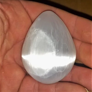 Selenit Alabaster Ei Lichtstab Konzentration Kristall Selenite Egg Marienglas 33 - Bild 1 von 2