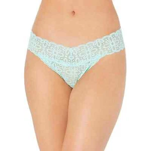 Jenni Women's All Over One Size Lace Thong Underwear, Mint, O/S - Picture 1 of 1