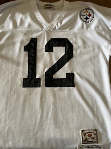 Terry Bradshaw Player of The Century Size 56 Jersey (Loose stitch on front 12) Cover