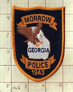 Morrow Georgia eagle map shield bg39 police patch - Imagen 1 de 1