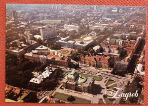 Zagreb Zagabria Cartolina Stadio Stadium Postcard Stadion postkarte ak Estadio - Foto 1 di 1