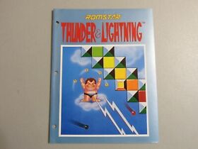 Thunder & Lightning Dealer Product Spec Sheet, 100% Original, NES, ROMSTAR