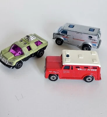 Matchbox Superfast No.59 Planet Scout, No.68 Chevy Van & No.69 Armoured Truck - Image 1 of 4