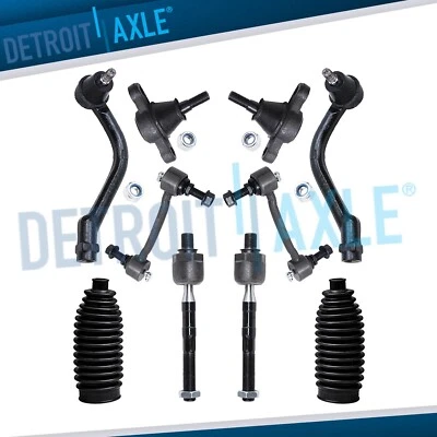 Barras estabilizadoras delanteras rótulas inferiores Tierods interiores exteriores para Hyundai Azera Sonata Foto 1 de 4