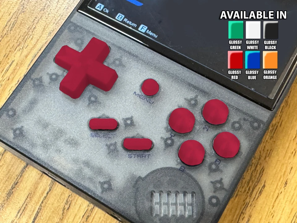 RG35XX Glossy Button Set - Choose from several colors - Image 1 of 1