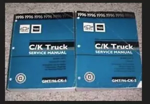 1996 GMC Sierra, Yukon, & Suburban C/K Truck Shop Service Repair Manual Set - Picture 1 of 1