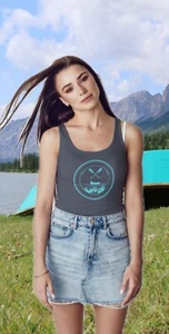 CANOE KAYAK PADDLES WOMEN’S RACERBACK TANK, GIFT FOR HER, WATERSPORTS - Picture 1 of 26