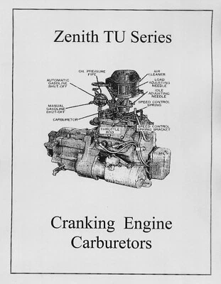 Zenith TU Cranking Engine Carburetors (please read description) - Image 1 of 2