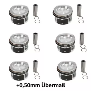 Kolben Set Übermaß +0,50 für VW 2.8 VR6 AAA Ø81,51mm - Picture 1 of 4