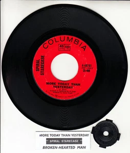 SPIRAL STARECASE More Today Than Yesterday & Broken-Hearted Man 45 record RARE! - Picture 1 of 1