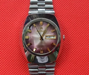 RELOJ SUIZO RARO VINTAGE AUREOLA AUTOMÁTICO 25 JOYAS INCABLOC MOVIMIENTO - Imagen 1 de 16