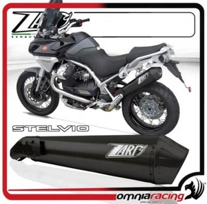 Zard konisch schwarz/carbon zugelassen - Auspuff für Moto Guzzi Stelvio 1200 - Bild 1 von 5