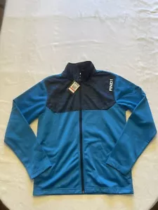 AND1 Track Jacket Mens Small Blue Polyester Full Zip Gym Athletic - Picture 1 of 4