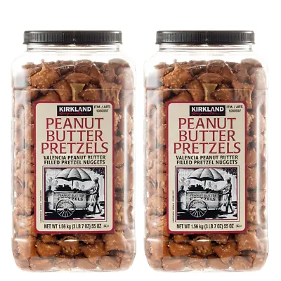 2 X Kirkland Signature Peanut Butter Pretzels 1.56kg • 74.19$