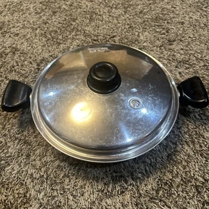 SALADMASTER XL 12" SKILLET FRY PAN SYSTEM 7 TP304-316 STAINLESS STEEL EUC - Picture 1 of 9