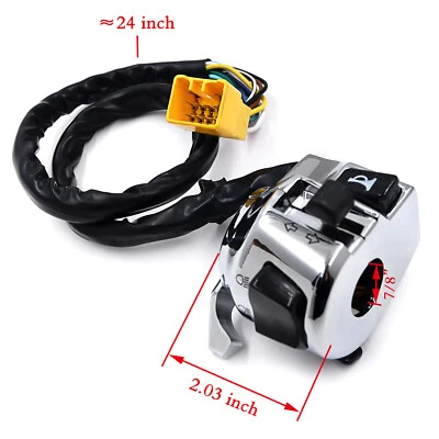 HTTMT LEFT Switch For Suzuki GSXR 600 750 1000 Hayabusa GSX1300R US Model - Image 1 of 4