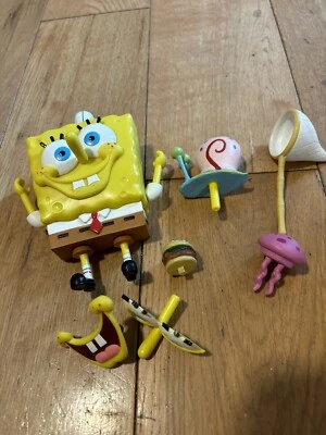 Pantalones Cuadrados De Colección Bob Esponja Switch Em Up Posable Pal 2002 Colores Voladores Juguetes Foto 1 de 3