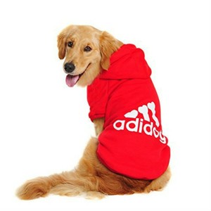 red moletom com capuz for dog
