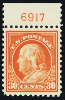 516, Mint LH 30¢ PL# With Graded 90 PSE Certificate - Stuart Katz - Image 1 of 2