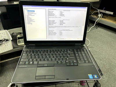 Laptop Dell Latitude E6540 Intel i7-4610M 3 GHz 8 GB SIN HDD Foto 1 de 3