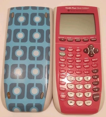 Texas Instruments TI-84 Plus Silver Edition Graphing Calculator - Pink Tested  - Image 1 of 4