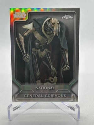 Topps Chrome 2025 the National Silver Pack Star Wars General Grievous SW-13 - Image 1 of 2