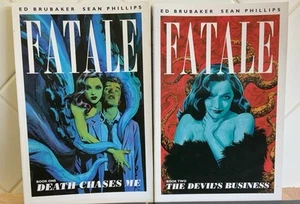 Fatale Image Comics Graphic Novel Vol 1 & 2 Ed Brubaker Sean Phillips A4 Size - Picture 1 of 13