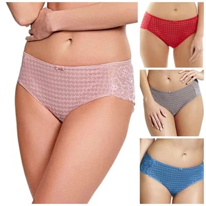Panache Envy Brief Lace Mid Rise Comfortable Everyday Womens Knickers 7282 - Picture 1 of 42