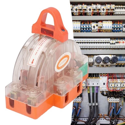Double Pole Knife Switch Transparent Shell Easy Wiring Safe For Generators And - image 1 of 4