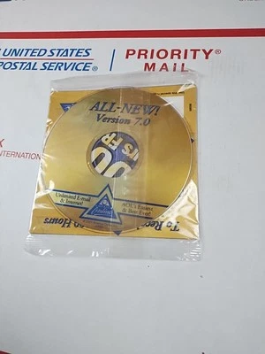 AOL CD Version 7.0 45 Days Free Vintage 2001 Retro New Factory Sealed Gold - Image 1 of 2