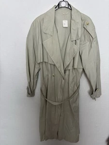 Vintage Italy Mode Trench Coat Mantel Gr.40 Beige Mode 90s Retro - Bild 1 von 3
