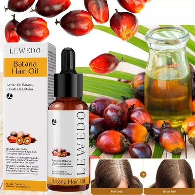 LEWEDO Suero de Aceite de Batana para el Crecimiento del Cabello Más Saludable Más Grueso Lleno Anti Pérdida de Cabello Foto 1 de 4