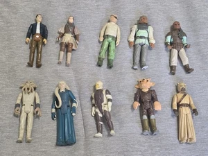 Vintage Kenner Star Wars 1977 Figure Lot 10 ORIGINAL FIGURES *HAN, LUKE, LEIA + - Picture 1 of 2